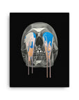 Melting Skull Canvas Prints