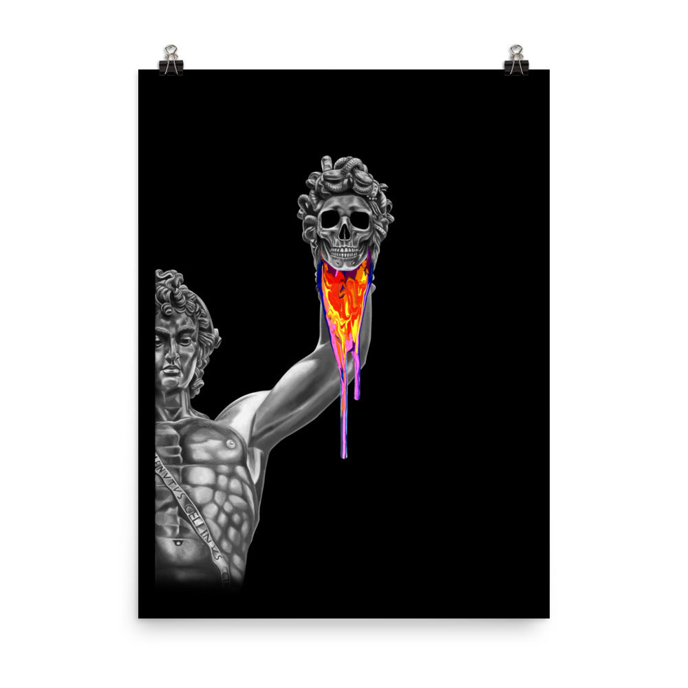 Perseus & Medusa Poster Print – Chris Jacoub Art