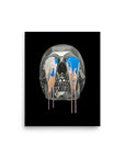 Melting Skull Poster Print