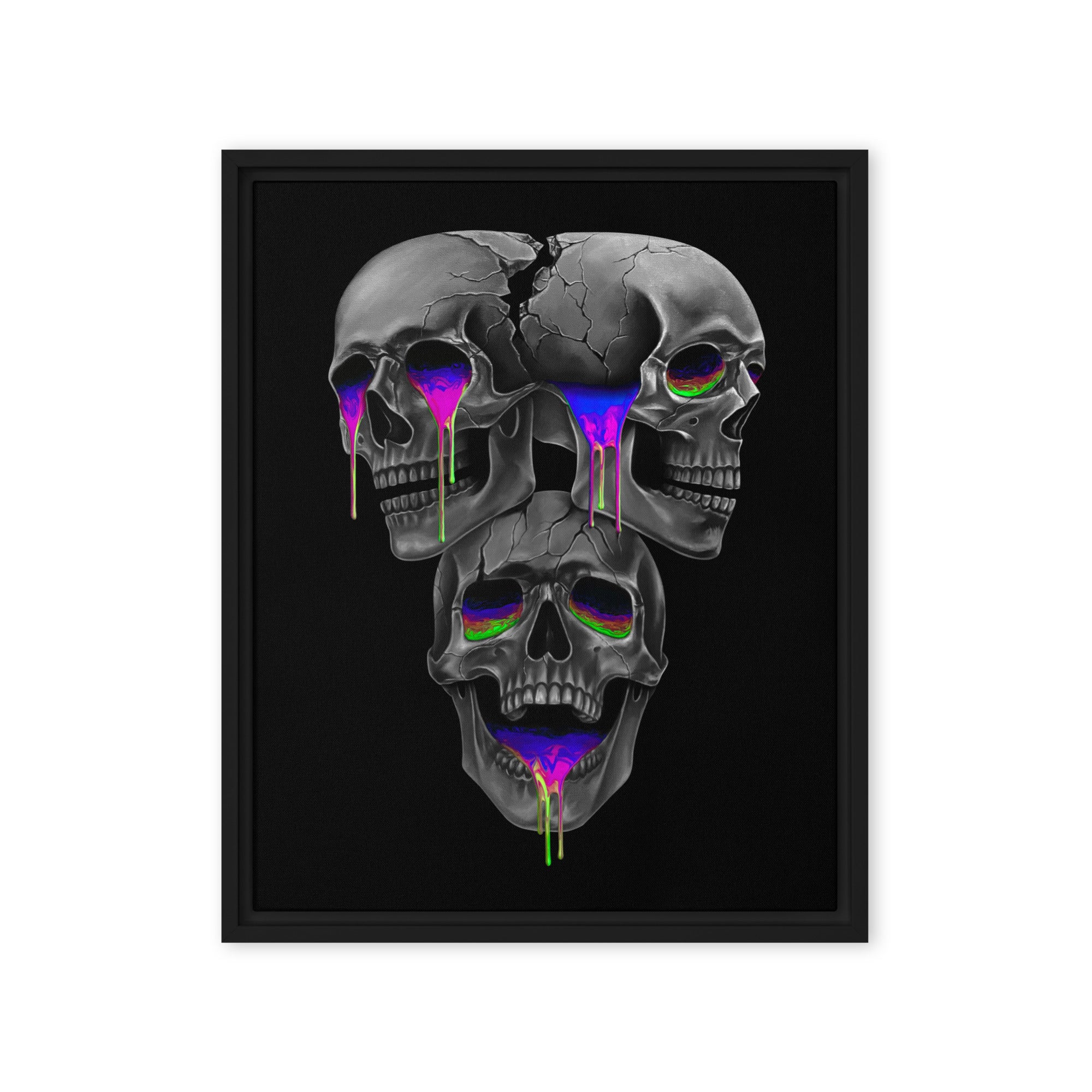 November ARTIST 154㎝ No Evil Framed Canvas Print – Chris Jacoub Art