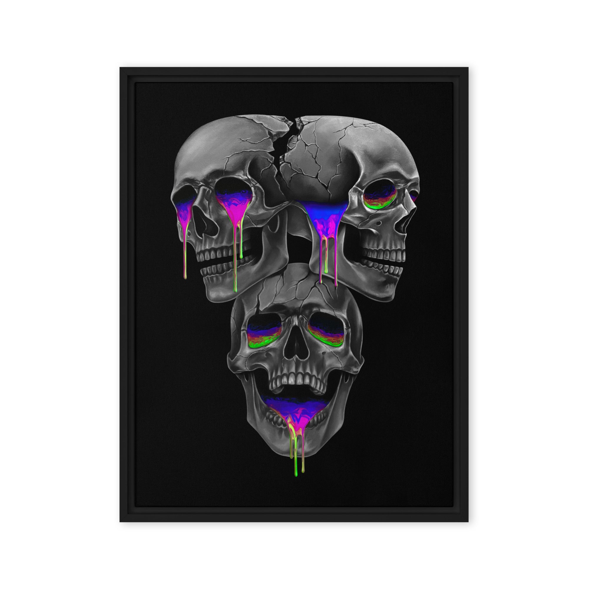 No Evil Framed Canvas Print – Chris Jacoub Art