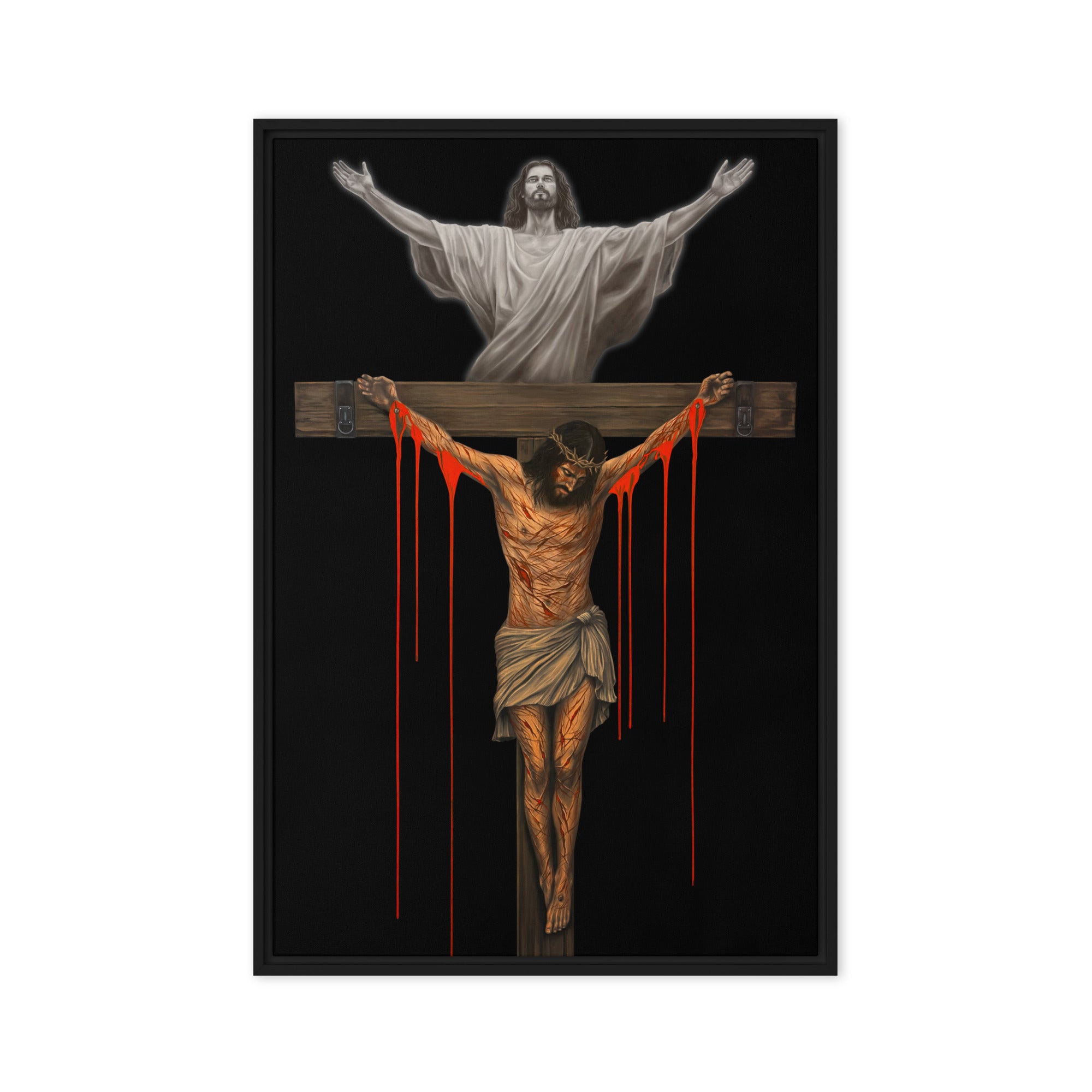 Risen Framed Canvas Print – Chris Jacoub Art