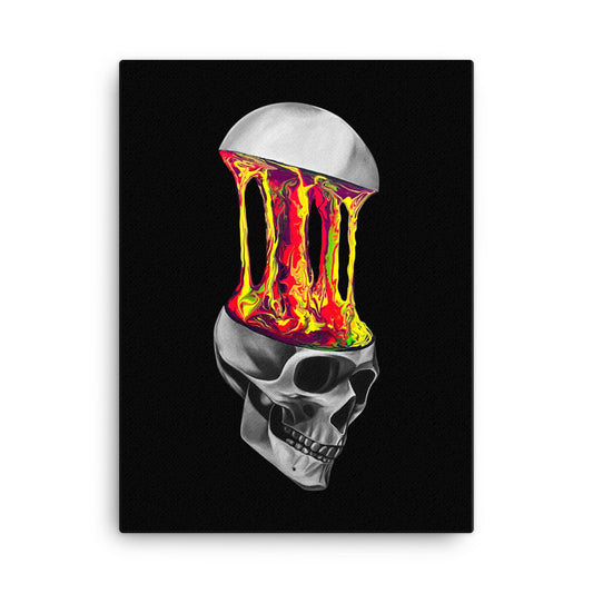 Skull Brain Canvas Prints