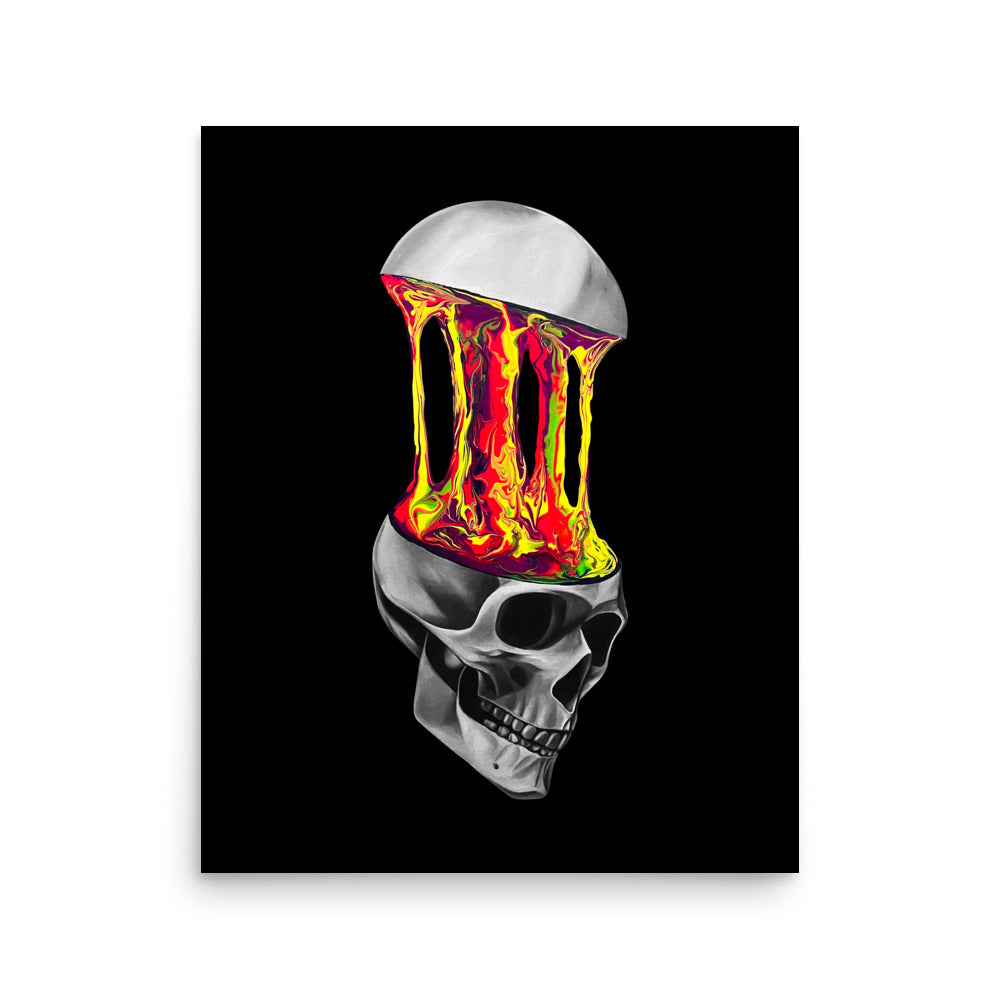 Skull Brain Poster Prints
