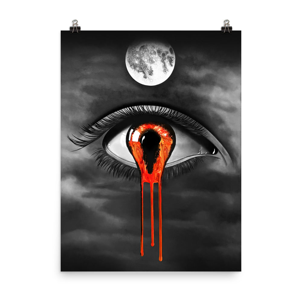 Tears of Hell Poster Print