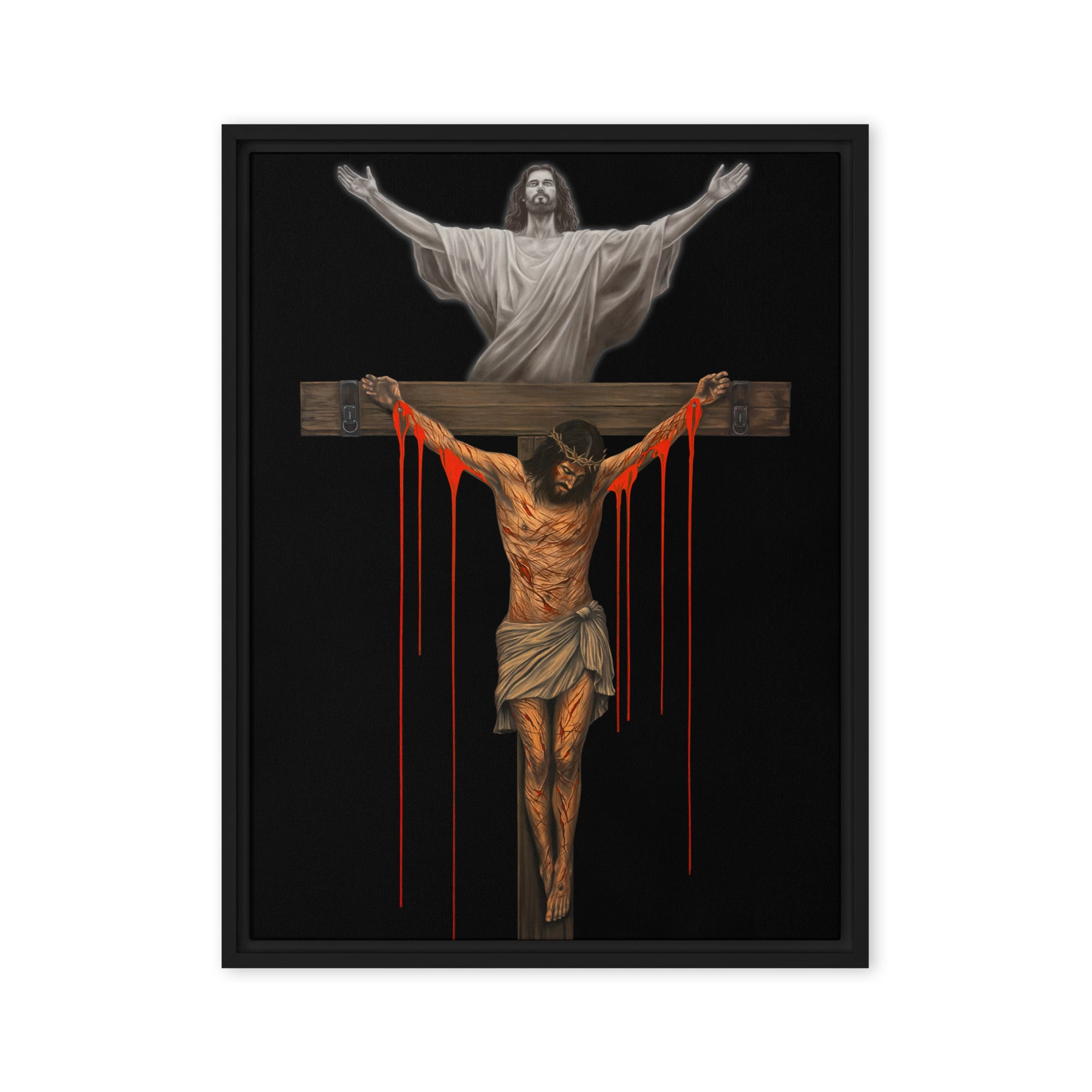 Risen Framed Canvas Print – Chris Jacoub Art